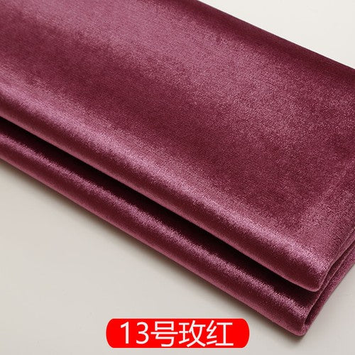 Sofa Upholstery Velour Fabric Thick European Soft Roll Cushion Velvet DIY Cloth