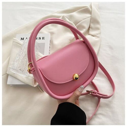Shoulder Bags Leather Crossbody Bag Handbags Vintage Versatile 18*14*9 cm Black