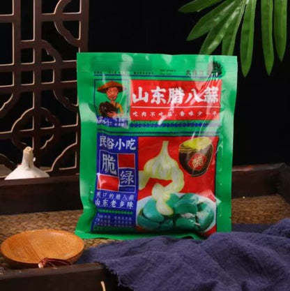 Sugar Garlic Green Garlic腊八蒜糖蒜绿蒜 Laba Garlic