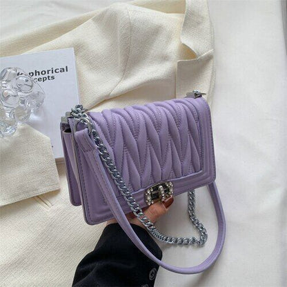 Chain Handle Shoulder Messenger Bags for Woman Square Bag