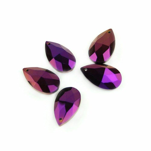 Colored Lighting Teardrop Crystal Glass Prism Chandelier Spare Parts Accessories