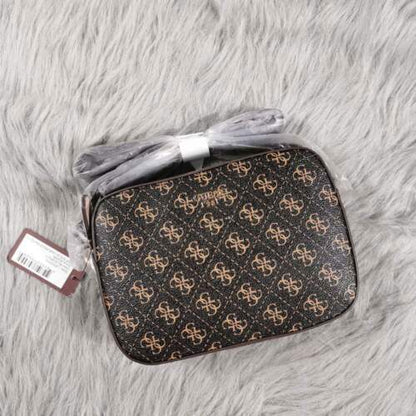 New Print Crossbody Handbag Top Zip Satchel Women Bag Shoulder Square Bag