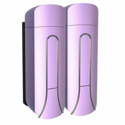 Liquid Soap Dispenser Bathroom Wall Mounted Kitchen Plastic 350ml Shower Gel Abs