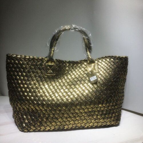 Snake Weaving Bag Shoulder Purse Vegetable Basket Large Shopping Bag 37*18*53 CM