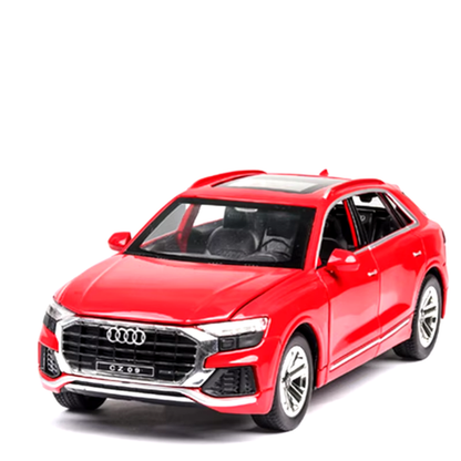1:24 AUDI Q8 SUV Alloy Car Model Diecast Metal Vehicles Car Model High Simulatio