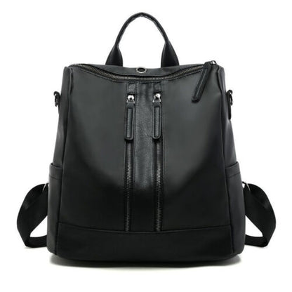 Women Girls Waterproof Leather Backpack Travel Shoulder Rucksack School Book Bag