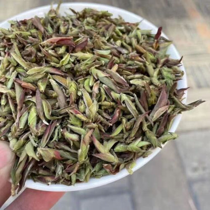 100g White/Purple Bud Puerh Raw Tea Yunnan Wild Aged Tree Pu-erh Tea Loose Leaf