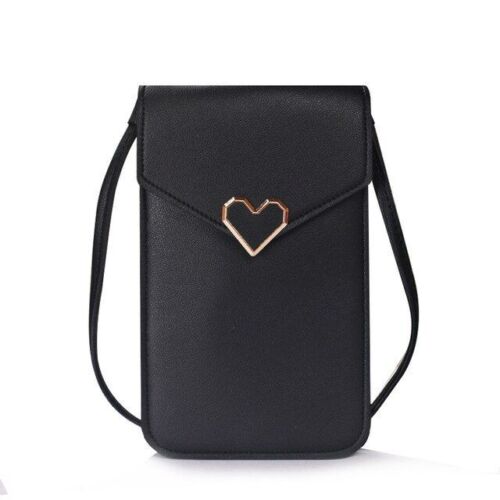 Small Crossbody Shoulder Bag Synthetic Leather Phone Holder Purse Messenger Bags