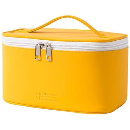 Personalized Makeup Bags Traveling Cosmetic Pouch Synthetic Leather Waterproof