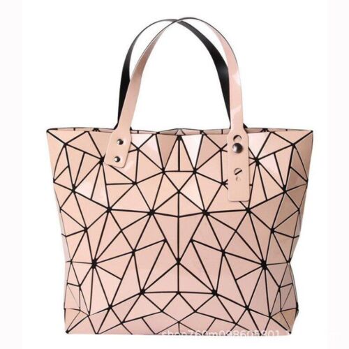 Women Bags Beach Large Tote Hologram Shoulder Bag Geometric Pouch 40*7.5*31.5 CM