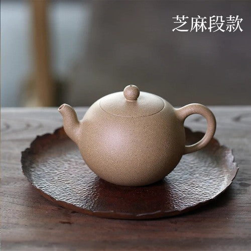 Yixing Zisha raw ore pure famous tea set Teapot cup pot duanni one bead 230ml