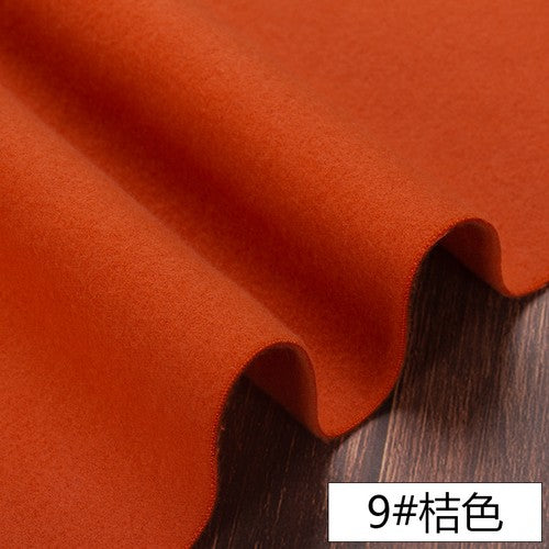 Fall Thick Solid Cashmere Imitation Wool Cloth Diy Coat Woollen Fabric Wide 57"