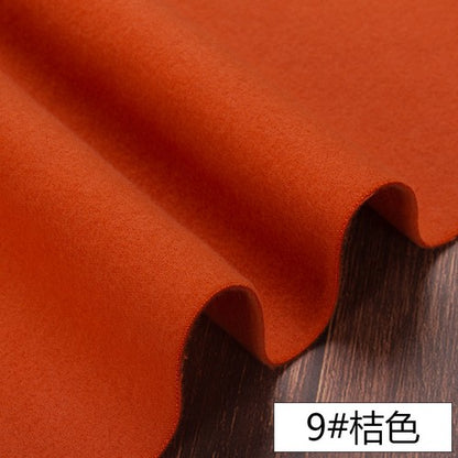 Fall Thick Solid Cashmere Imitation Wool Cloth Diy Coat Woollen Fabric Wide 57"