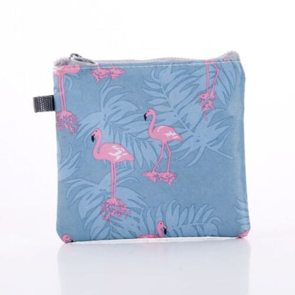 Lipstick Make Up Bags Zipper Small Pouch Storage Case Cute Animal Print Purses