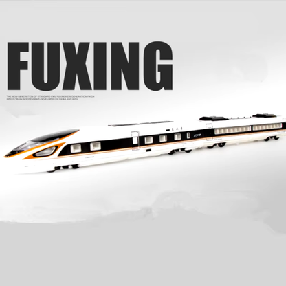 Alloy High-Speed Train Model Diecast Metal Toy Rail Electric High-Speed Train Me
