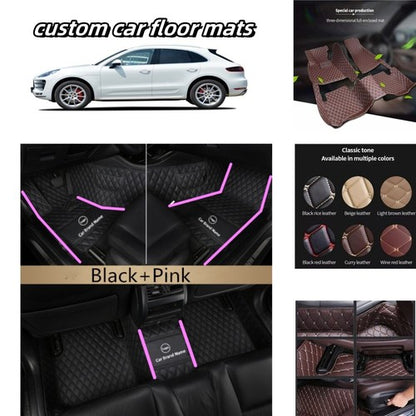 For Audi All Models Car Floor Mats Luxury Custom Carpets Waterproof Cargo Liners