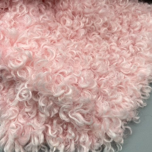Curly Plush Faux Sherpa Fleece Fabric ry DIY Toy Doll Material 40 45CM