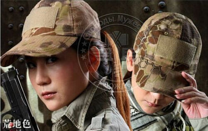 Climbing Baseball Cap Tactical Hunting Hat Camouflage Black Desert Green Cotton