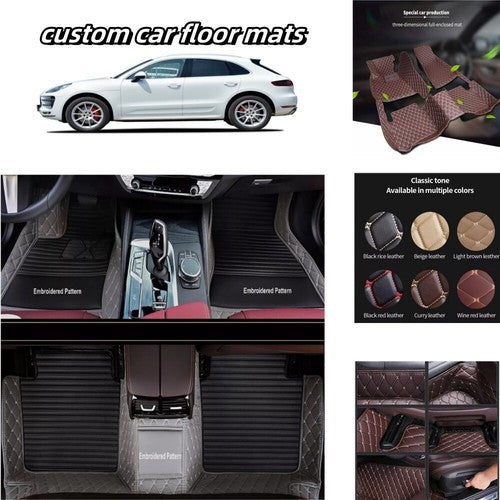 For Volkswagen Car Floor Mats Luxury Custom Waterproof Cargo Liner Carpets Mats