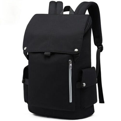 Men Casual Backpack Oxford High Capacity Teenager Student School Bag Rucksack