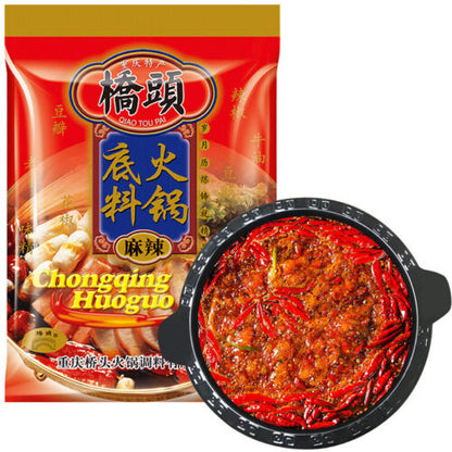 重庆火锅底料 400g/ Bag Chinese Specialty Braised Vegetable Dry Pot Butter Hot Pot Base