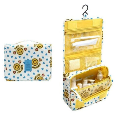 Travel Waterproof Cosmetic Organizer Pouch Hanging Toiletry Bag Makeup Polyester