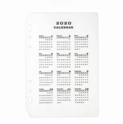 45 Sheets Notebook Business A5 A6 Loose Leaf Refill Spiral Binder Inside Page