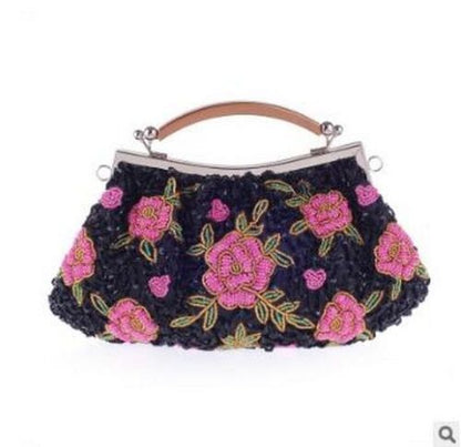 Women Clutch Bags Beads Evening Bag Day Clutches Party Bag Lady Vintage Purse