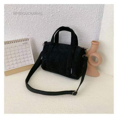 Shoulder Bag Women Vintage Shopping Bags Zipper Student Bookbag Handbags Casual