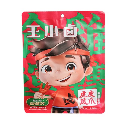 210g/bags tiger skin chicken feet ready to eat braised chicken feet China snack