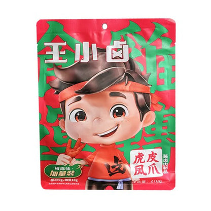 210g/bags tiger skin chicken feet ready to eat braised chicken feet China snack