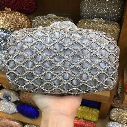 Crystal Diamond Day Clutches Shoulder Bag Evening Purse Women Wedding Handbag