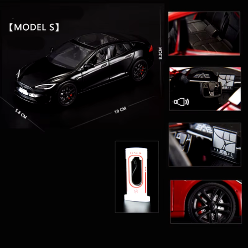 1:24 Model 3 Model Y X Alloy Car Model Diecast Metal Toy Vehicles Car Model Simu