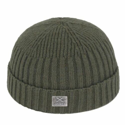 Beanie Hat Short Skullcap Men's Winter Women's Caps Knitted Unisex Casual Solid