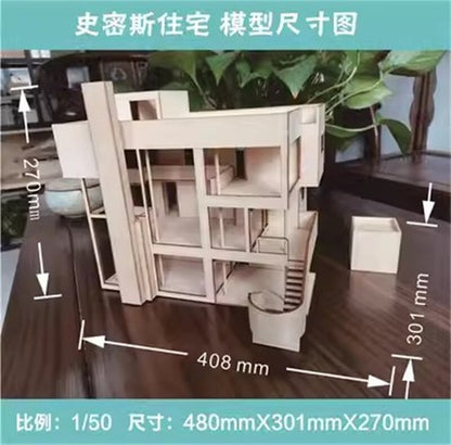 1/75 1/50 Villa 3D Wooden DIY Building Model Kits Assembly Kits Set Gifts
