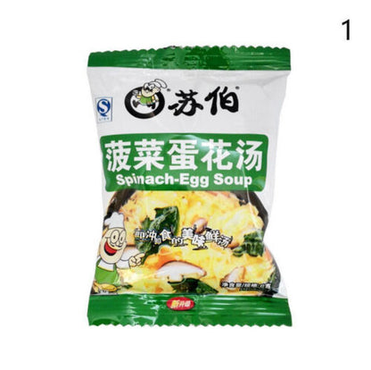 Vegetable Egg Soup Instant Vegetable Soup Delicious 1/ Package Freeze-dried Soup