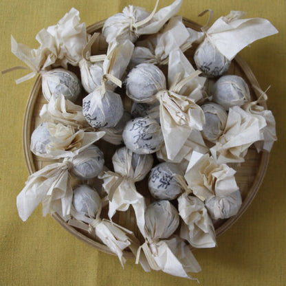 Dragon Pearl Tea Raw Pu-erh Tea White Moonlight White DianhuoTea From 10 pcs.