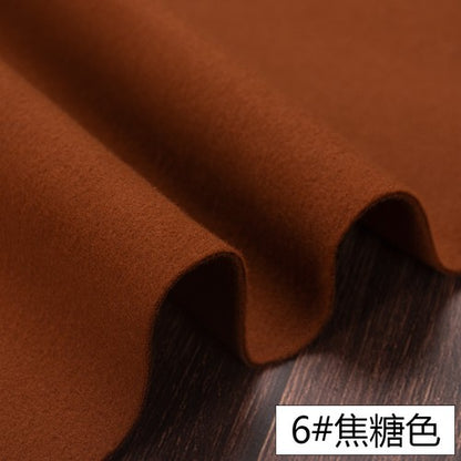 Fall Thick Solid Cashmere Imitation Wool Cloth Diy Coat Woollen Fabric Wide 57"