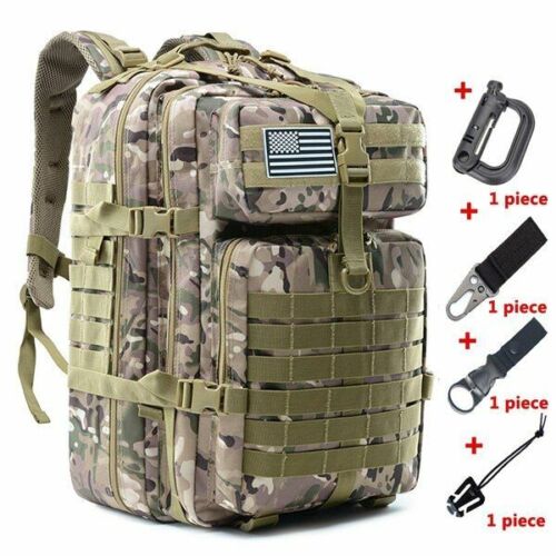Tactical Bag Backpack Outdoor Camouflage Hiking Camping Waterproof Accessories