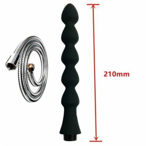Shower Nozzle Silicone Enema Healthy Rectal Anal Syringe Douche System Vaginal