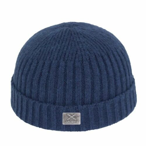 Beanie Hat Short Skullcap Men's Winter Women's Caps Knitted Unisex Casual Solid