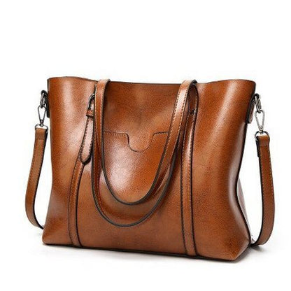 Shoulder Bags Women Leather Handbag Tote Crossbody Bag Luxury Polyester Zipper