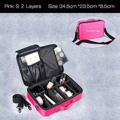 Makeup Cosmetic Bag Waterproof Case Organizer Large Storage Traveling Pouch Bags