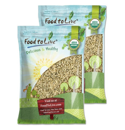 Organic Hemp Hearts – Non-GMO, Kosher, Raw, Vegan – by Food to Live