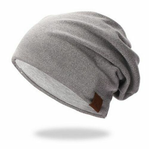 Hat Beanie Cap Outdoor Bonnet Skiing Keep Warm In Winter Solid Color Knitted Cap