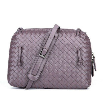 Luxury Shoulder Bag Sheepskin Handmade Woven Crossbody Bags Messenger Purse Bags