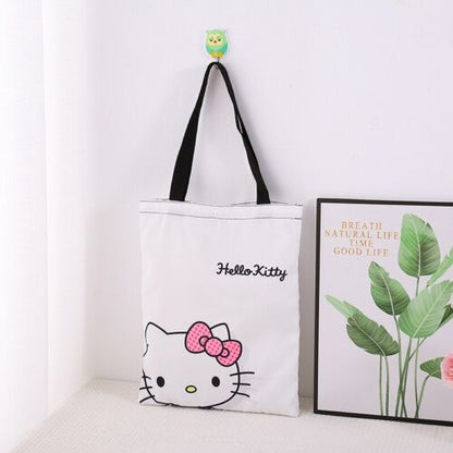 HelloKitty Handbag My Melody Kuromi Cute Beauty Shopping Storage Shoulder Bag