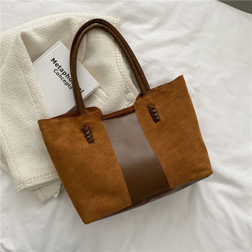 Womens PU Leather Shoulder Bag Tote Purse Handbag Messenger Crossbody Satchel