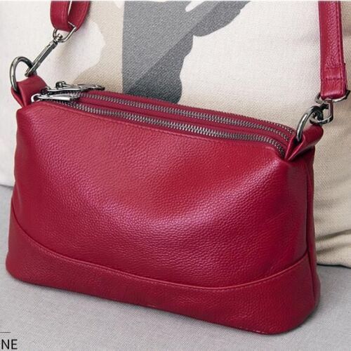 Genuine Leather Shoulder Bag Handbag Crossbody Travelling Tote Purse 26*15*9 CM
