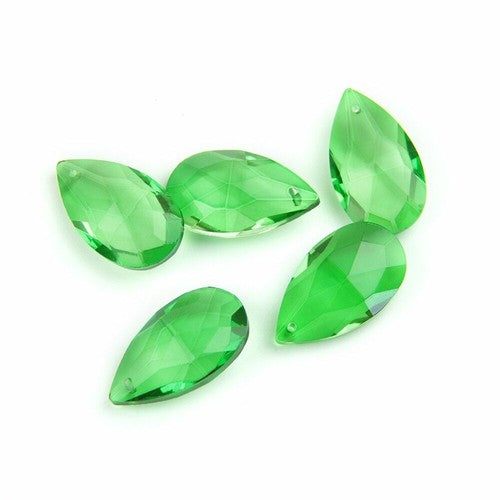 Colored Lighting Teardrop Crystal Glass Prism Chandelier Spare Parts Accessories